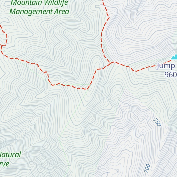 Map of Hutcheson Ridge