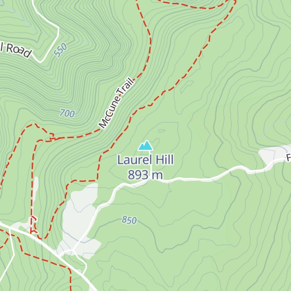 Map of Laurel Hill
