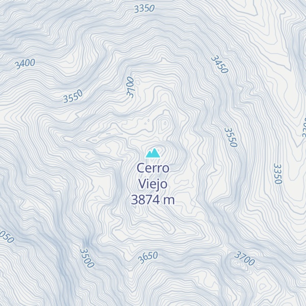 Map of Cerro Viejo