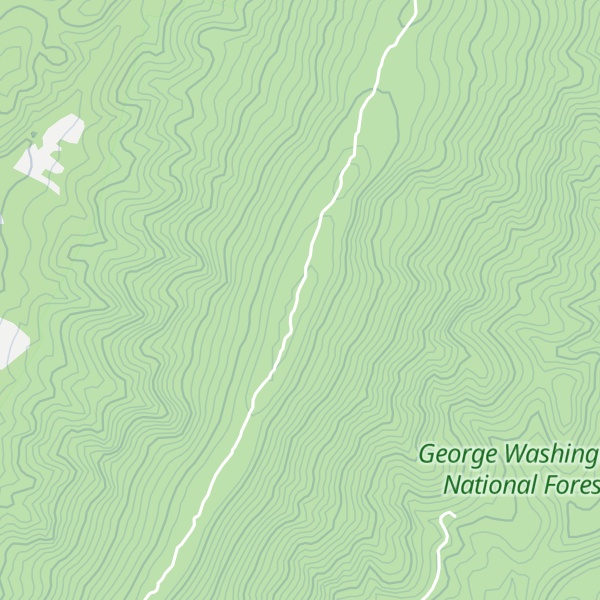 Map of Walker Mountain