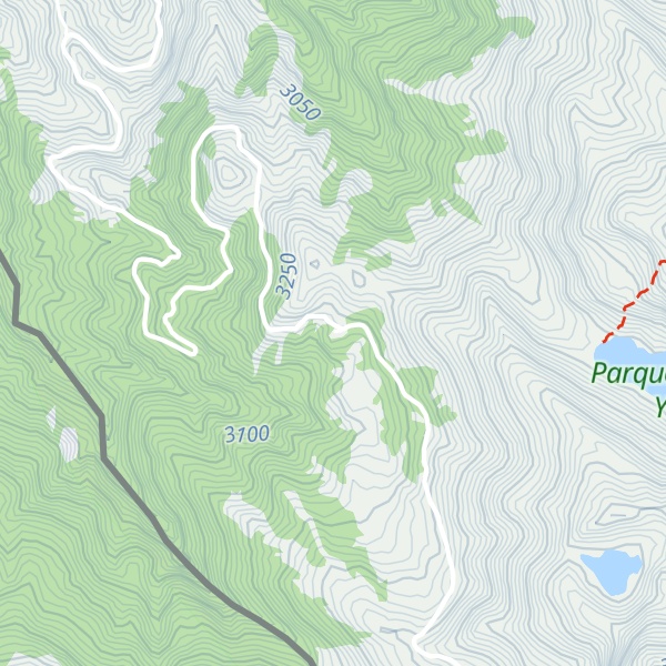 Map of Refugio Lagunas de Jimbura