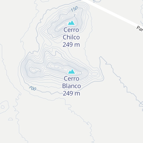 Map of Cerro Blanco