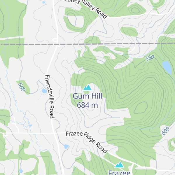 Map of Gum Hill