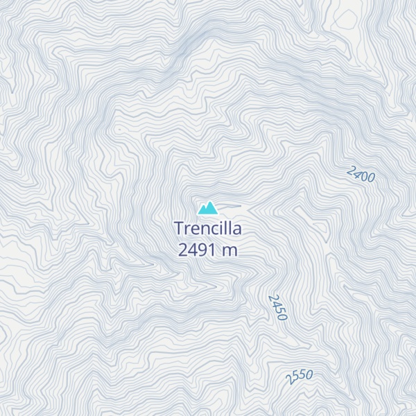 Map of Trencilla