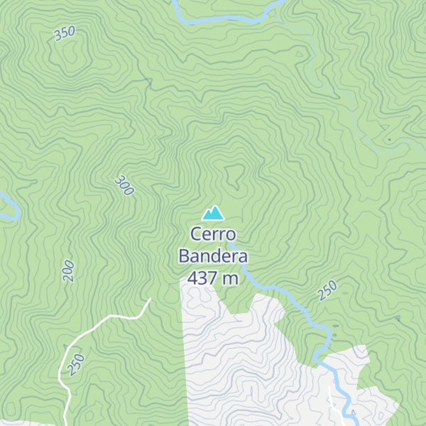 Map of Cerro Bandera