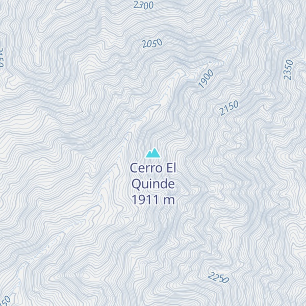 Map of Cerro El Quinde