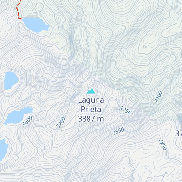 Map of Laguna Prieta