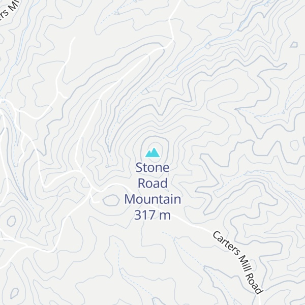 Map of Stone Road Mountain