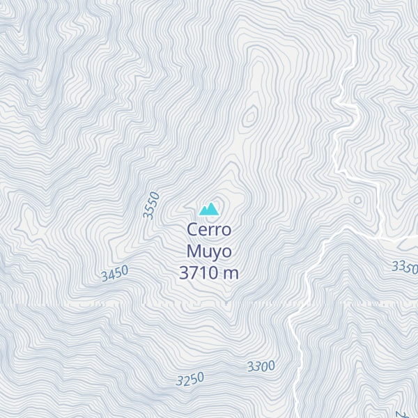 Map of Cerro Muyo