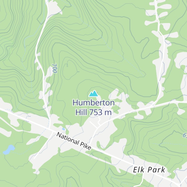 Map of Humberton Hill