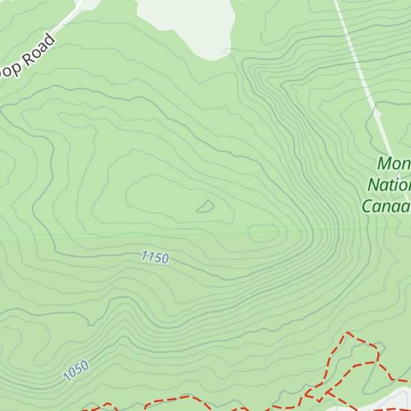 Map of Cooper Knob