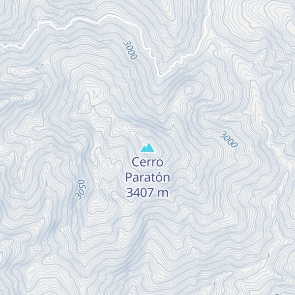 Map of Cerro Paratón