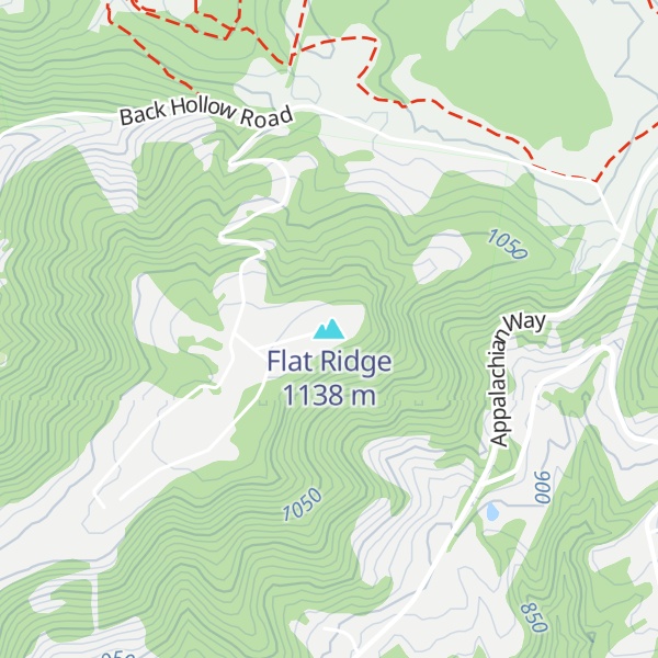 Map of Flat Ridge