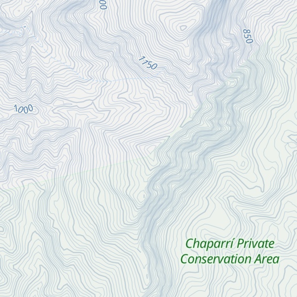 Map of Cerro Pavas