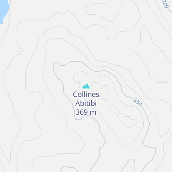 Map of Collines Abitibi