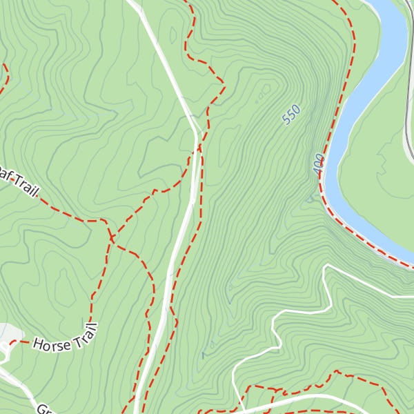 Map of Baughman Rock Overlook