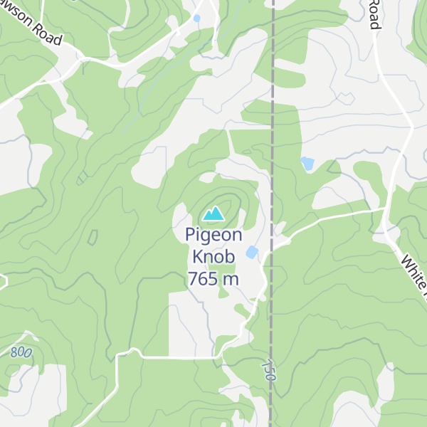 Map of Pigeon Knob