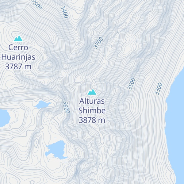 Map of Alturas Shimbe