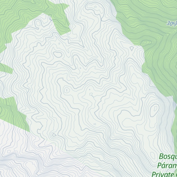 Map of Cerro Mayordomo