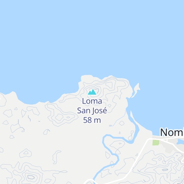 Map of Loma San José