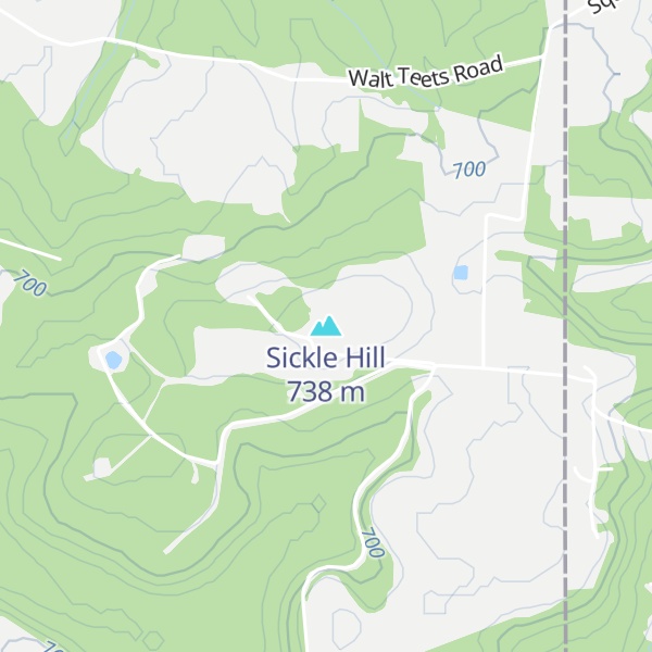 Map of Sickle Hill