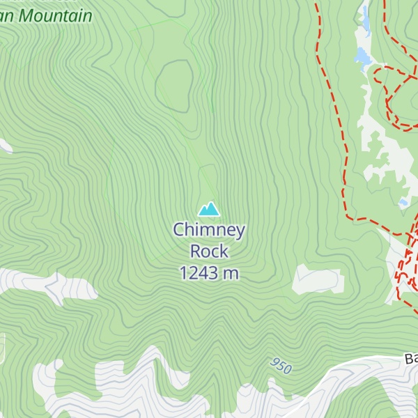 Map of Chimney Rock