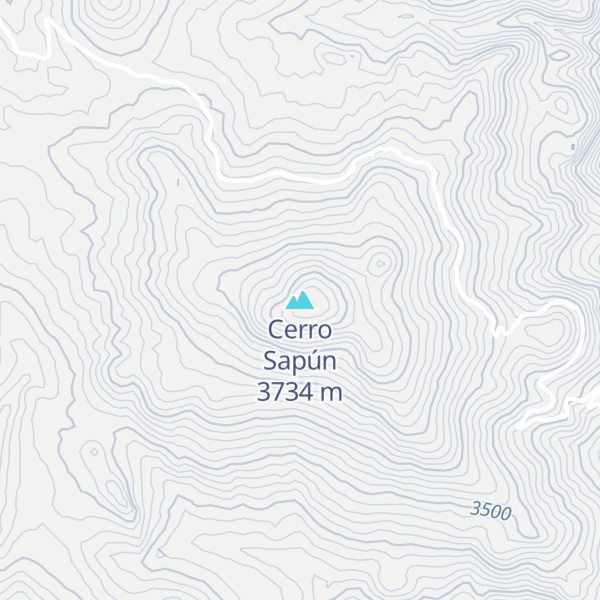 Map of Cerro Sapún