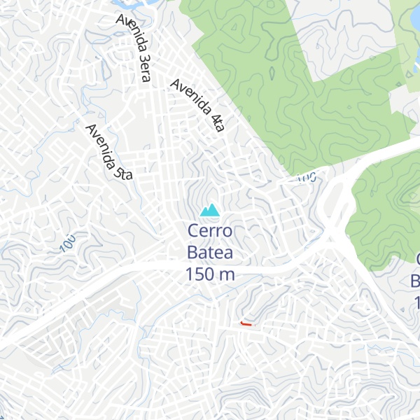 Map of Cerro Batea