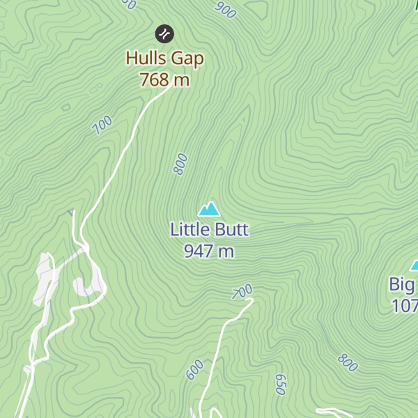 Map of Little Butt