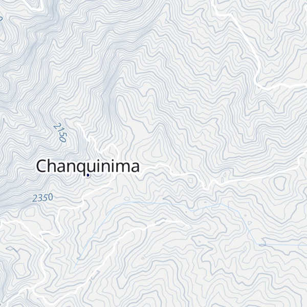 Map of Cerro Lampanuma