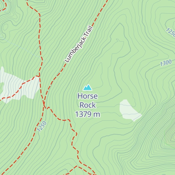Map of Horse Rock
