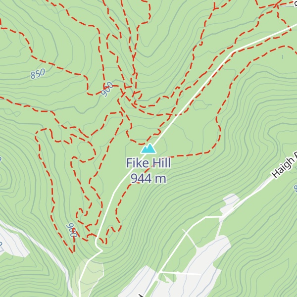 Map of Fike Hill