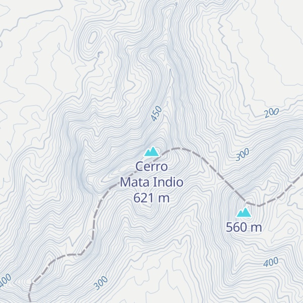 Map of Cerro Mata Indio