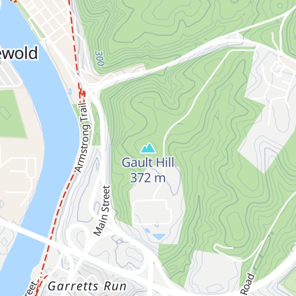 Map of Gault Hill