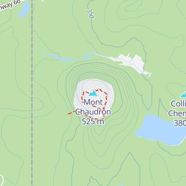 Map of Mont Chaudron