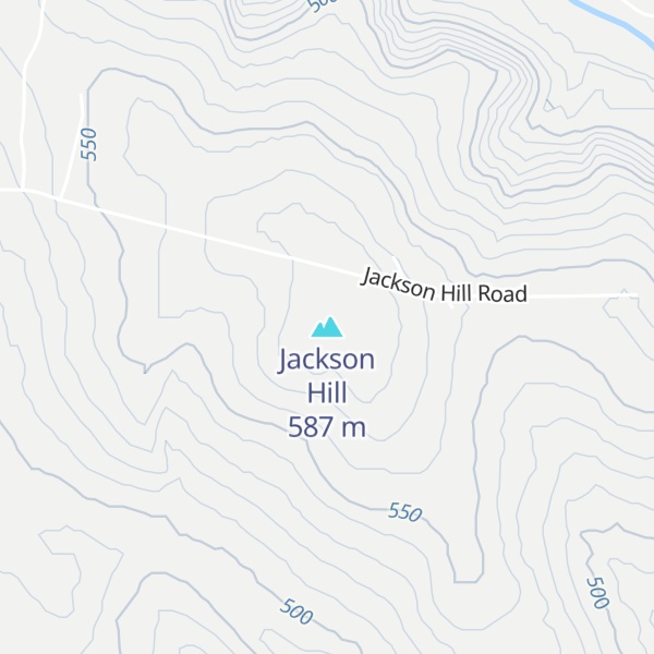 Map of Jackson Hill