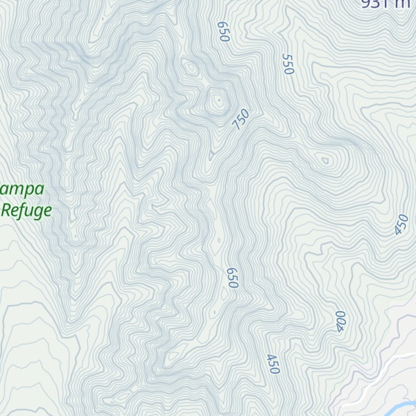 Map of Cerro La Calera