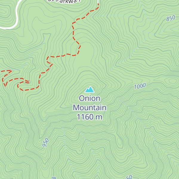 Map of Onion Mountain
