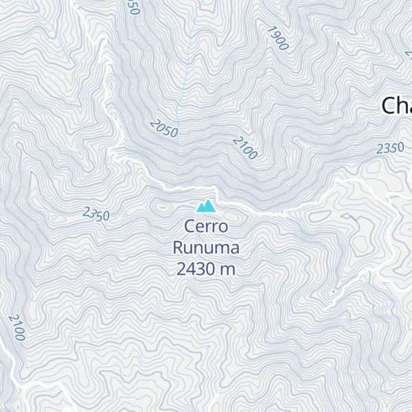 Map of Cerro Runuma