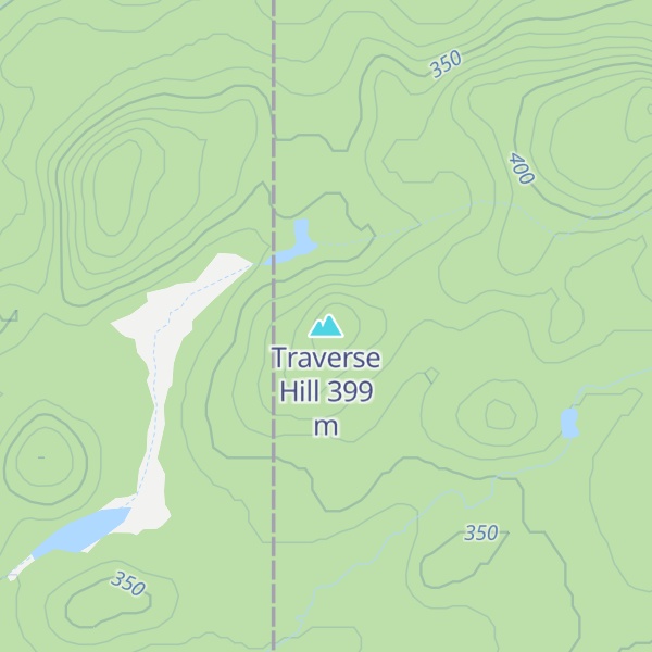 Map of Traverse Hill