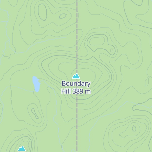Map of Boundary Hill
