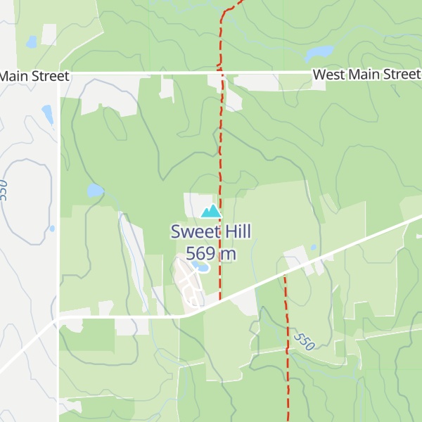 Map of Sweet Hill