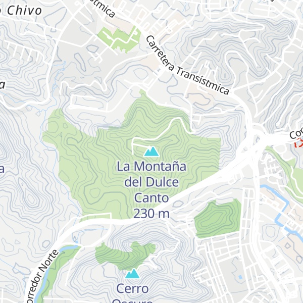 Map of La Montaña del Dulce Canto