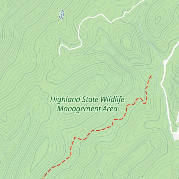 Map of Little Doe Hill