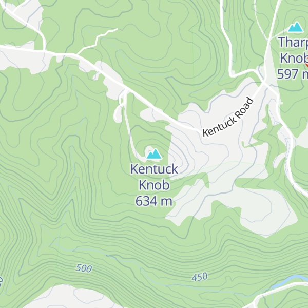 Map of Kentuck Knob