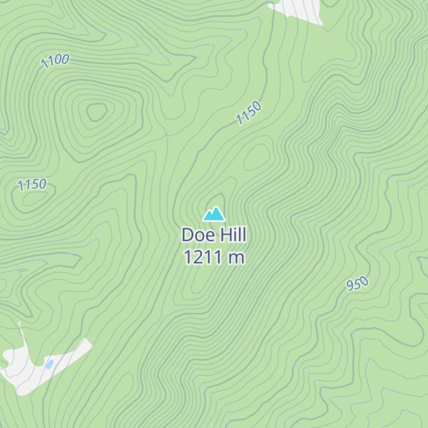 Map of Doe Hill