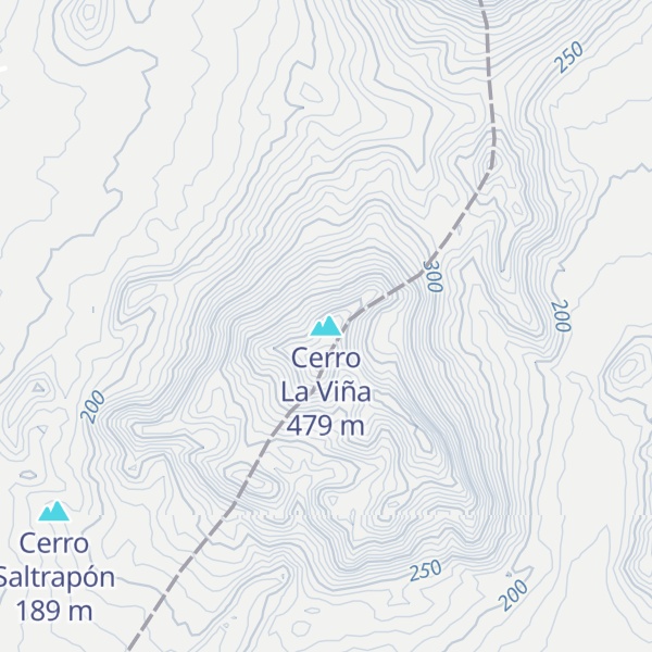 Map of Cerro La Viña
