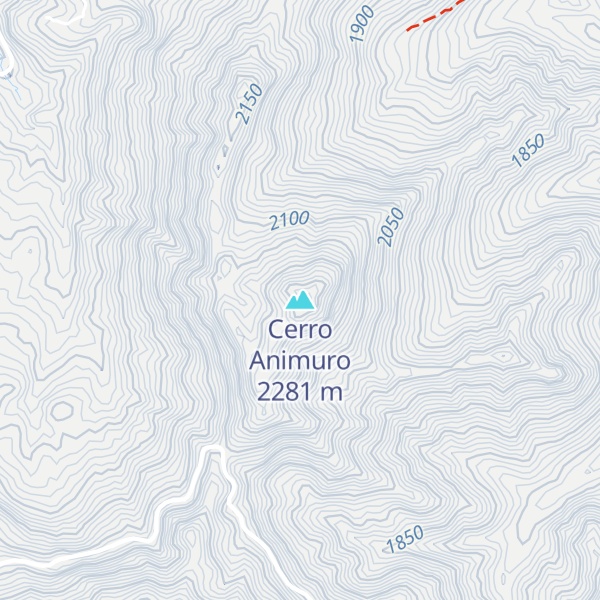 Map of Cerro Animuro