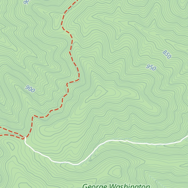 Map of Northeast Peak