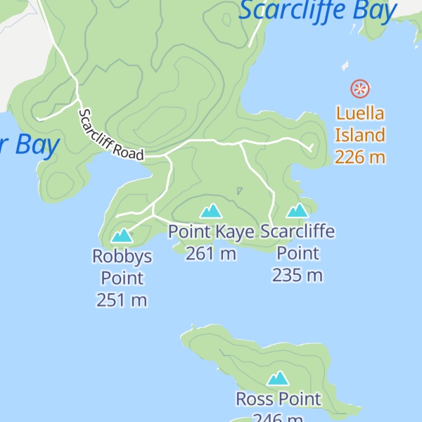 Map of Point Kaye
